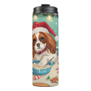 Cavalier King Charles Spaniel Weihnachtsgebäck Thermosbecher
