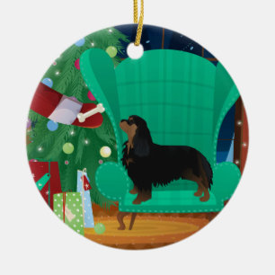 Cavalier King Charles Spaniel - Weihnachtsgeschenk Keramik Ornament
