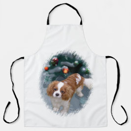 Cavalier King Charles Spaniel Weihnachtsgeschenke Schürze
