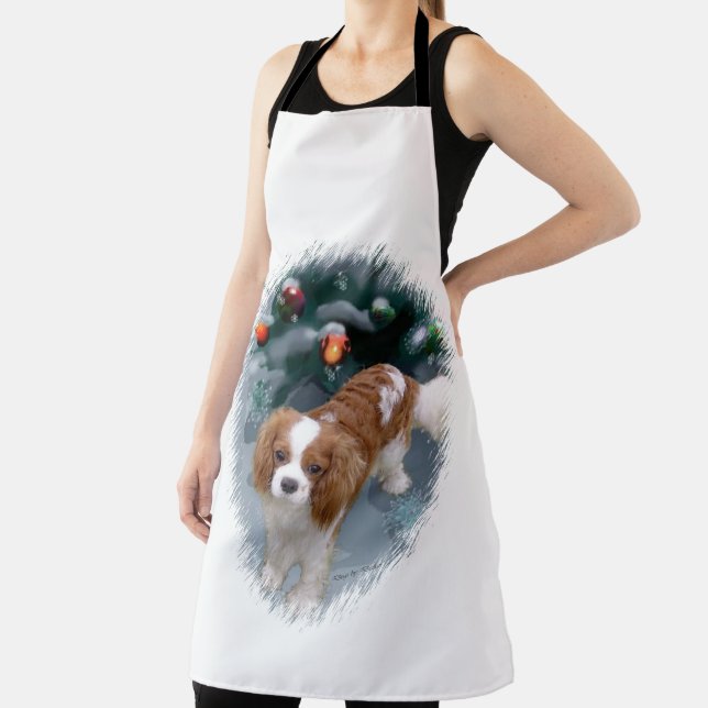Cavalier King Charles Spaniel Weihnachtsgeschenke Schürze (InSitu)