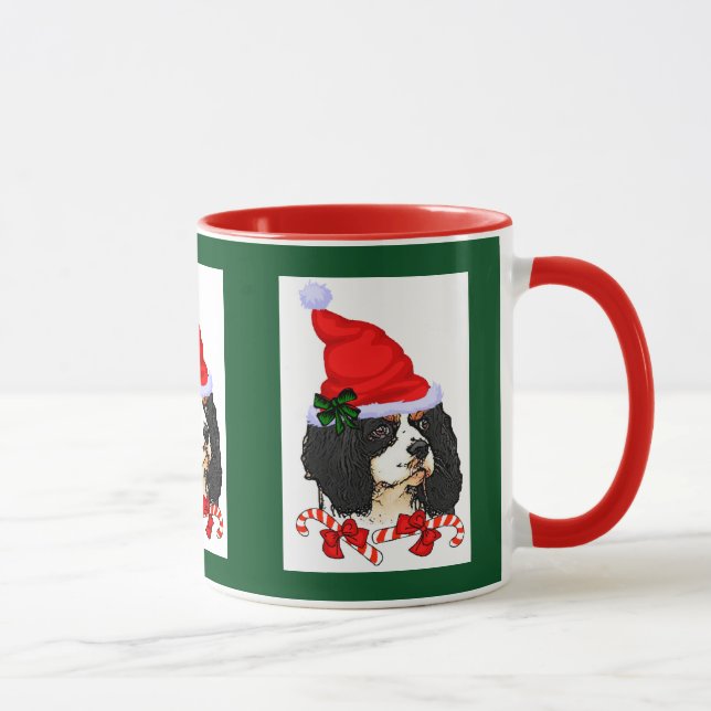 Cavalier King Charles Spaniel Weihnachtsgeschenke Tasse (Rechts)