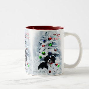 Cavalier King Charles Spaniel Weihnachtsgeschenke Zweifarbige Tasse
