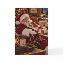 Cavalier King Charles Spaniel Weihnachtskarte
