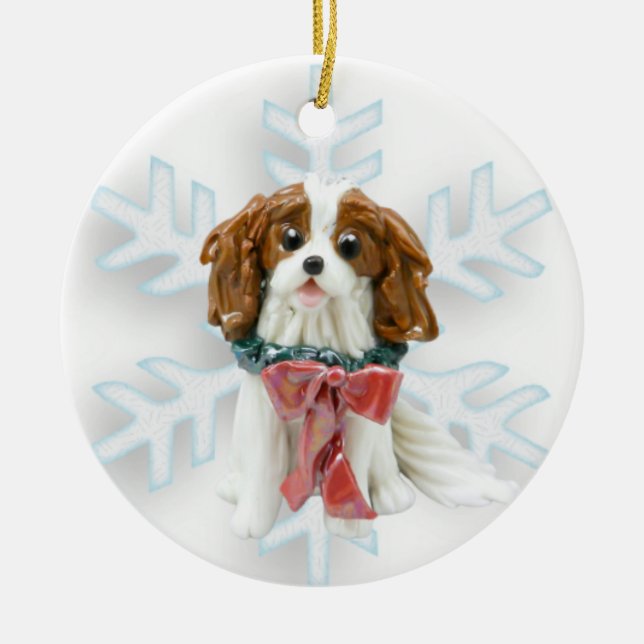 Cavalier King Charles Spaniel Weihnachtsschmuck (Vorne)