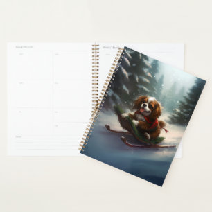 Cavalier King Charles Spaniel Weihnachtsschnee Planer