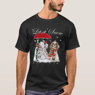 Cavalier King Charles Spaniel Weihnachtsschnee T-Shirt