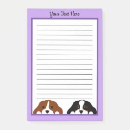 Cavalier King Charles Spaniel Welpe Hund Post-it Klebezettel