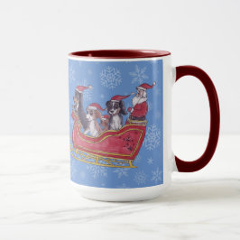 Cavalier King Charles Spaniel Winter Holiday  Tasse