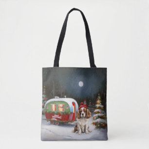 Cavalier King Charles Spaniel Wohnwagen Weihnachte