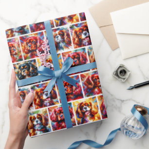 Cavalier King Charles Spaniel Wrapping Paper Geschenkpapier