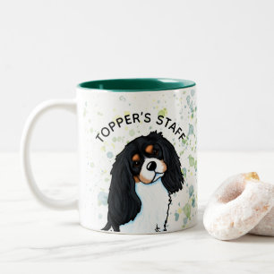 Cavalier King Charles Spaniel Zwei-Tone-Kaffee-Tas Zweifarbige Tasse
