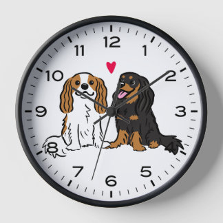 Cavalier King Charles Spaniels Niedlich Hunde Uhr