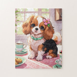 Cavalier King Charles Tasse Teekonzern Puzzle