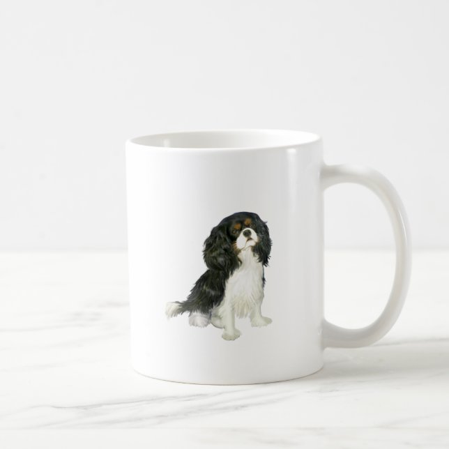 Cavalier King Charles - Tri Colored Tasse (Rechts)