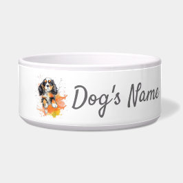 Cavalier King Charles Welpe Keramik Pet Bowl Napf
