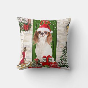 Cavalier King Dog Christmas Kissen