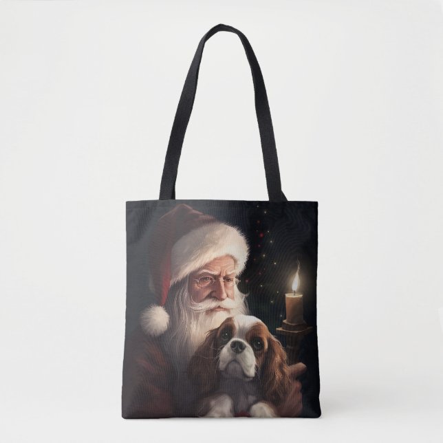 Cavalier King mit Weihnachtsfeiertag (Vorderseite)