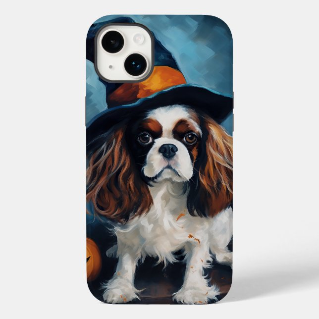 Cavalier King Pumpkins Halloween Beängstigend Case-Mate iPhone Hülle (Rückseite)