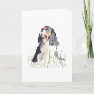 Cavalier King Süß Dankeskarte