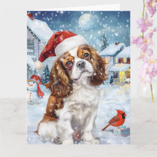 Cavalier King Winter Wonderland Christmas Joy Karte