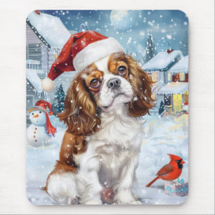 Cavalier King Winter Wonderland Christmas Joy Mousepad