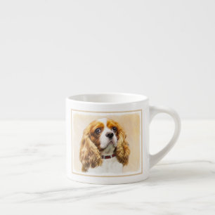 Cavalier König Charles Spaniel Original Malerei Espressotasse
