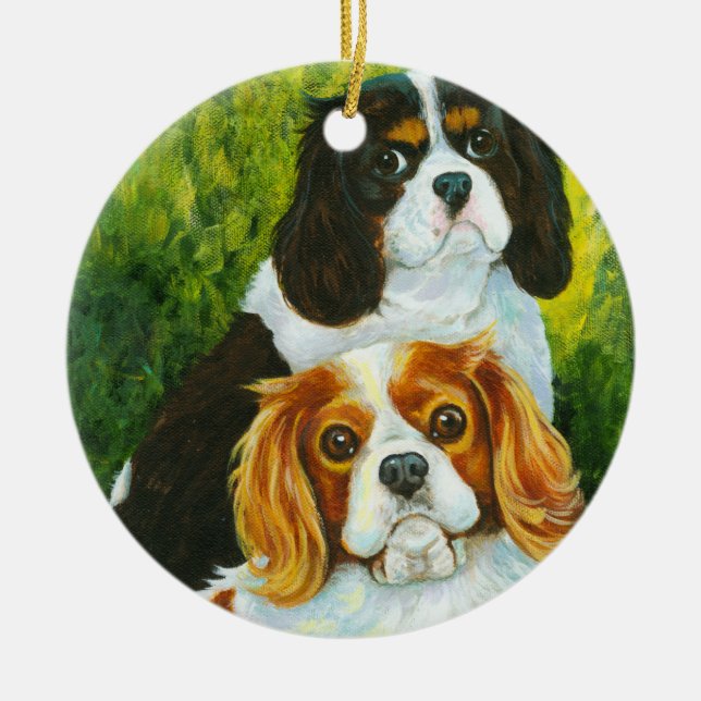 Cavalier König Charles Spaniel Weihnachtsschmuck (Vorne)