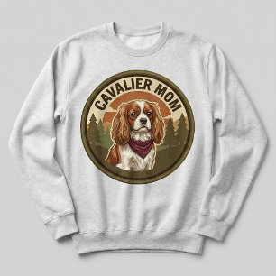 Cavalier-Mom-Crewneck King Charles Hunde-Mama-Gesc Sweatshirt