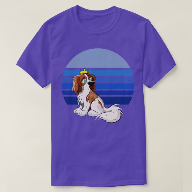 Cavalier Retro Blue T-Shirt (Design vorne)