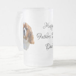 Cavalier Spaniel Fathers Day Mattglas Bierglas