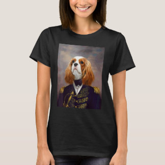 Cavalier Spaniel King Hund Renaissance Haustierpor T-Shirt