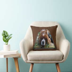 Cavalier Spaniel Popout Art, Cushion Kissen
