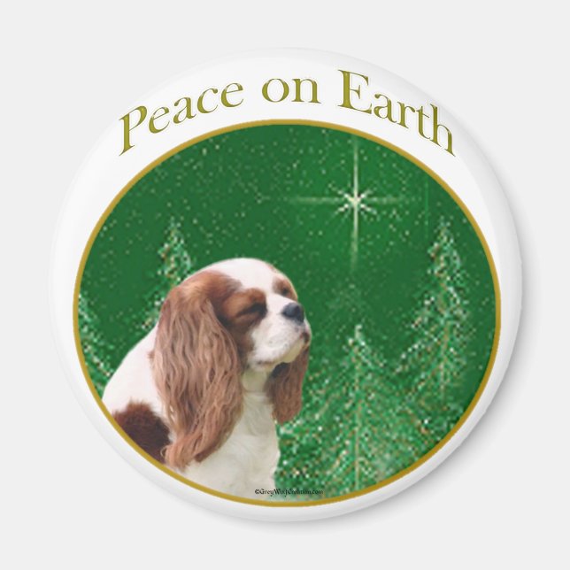 Cavalier Weltfrieden Magnet (Vorne)