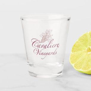 Cavaliere Vineyards Showglas Schnapsglas