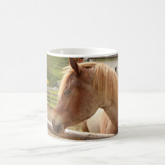 Cavallo dalla criniera dorata - tazza fotografica kaffeetasse