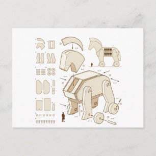 Cavalo de Troia Postkarte