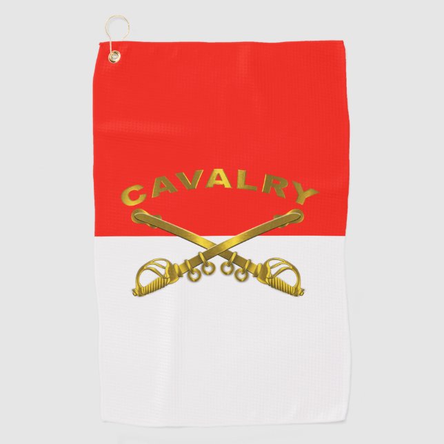 Cavalry CAV Golfhandtuch (Vorderseite)