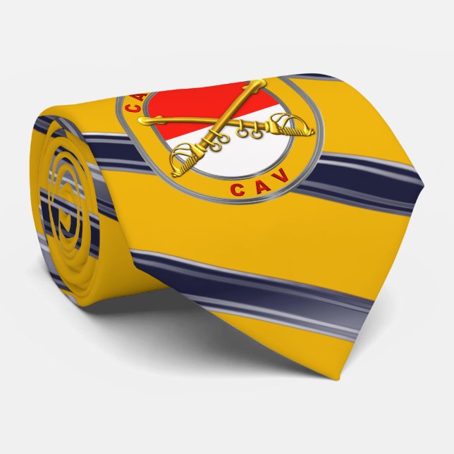 Cavalry "CAV Trooper" Veteran  Krawatte (Gerollt)