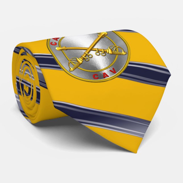 Cavalry "CAV Trooper" Veteran   Krawatte (Gerollt)