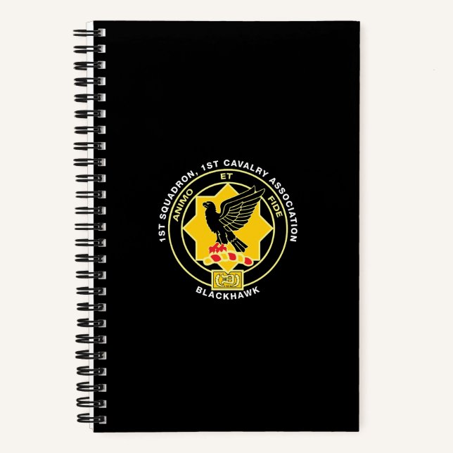 Cavalry Spiral Notebook - Classic Black Notizbuch (Vorderseite)