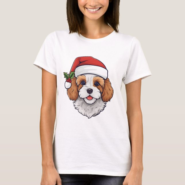 Cavapoo Cavoodle T - Shirt - Blenheim (Vorderseite)