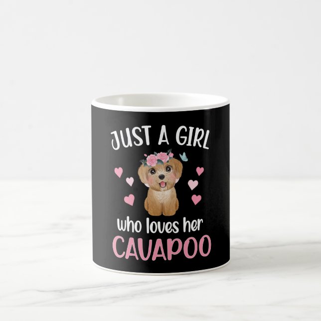 Cavapoo Dog Girl Cavoodle Hund Lover Cavapoo Mama Kaffeetasse (Mittel)