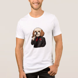 Cavapoo Don – Bella Canvas Tri-Blend Mafia Dog Art Shirt