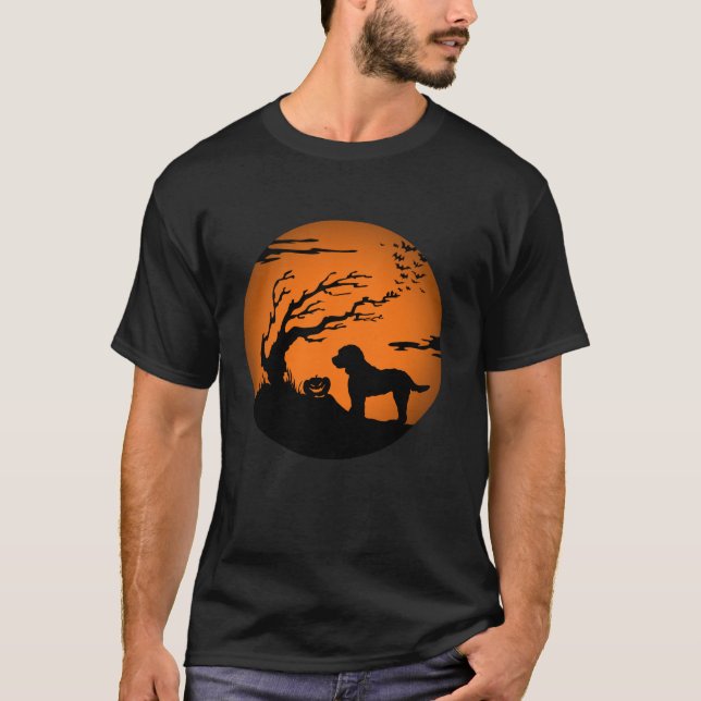 Cavapoo Halloween T Shirt (Vorderseite)