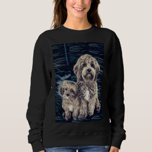 Cavapoo Hunde Adorable Pet Poodle Niedlich Puppy Sweatshirt