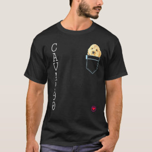 Cavapoo in Pocket Puppy Dog Niedlich Poodle Cross T-Shirt