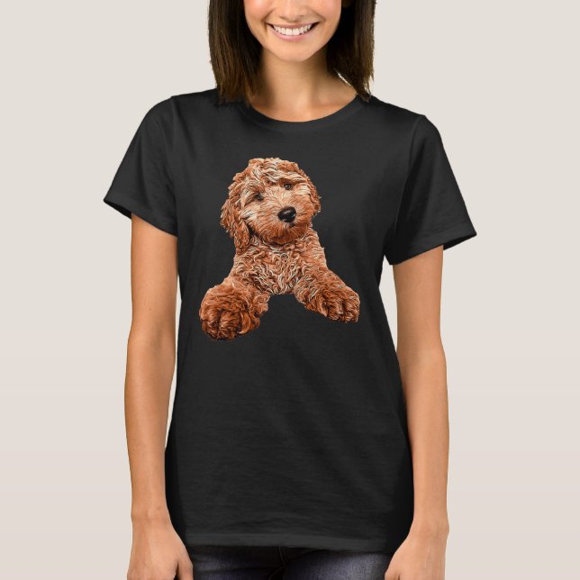 Cavapoo Labradoodle Goldendoodle Poodle Mix T-Shirt (Vorderseite)