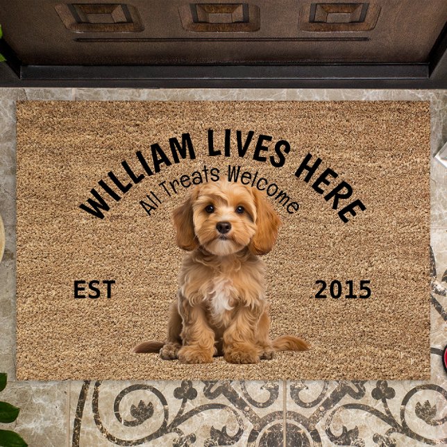 Cavapoo Personalisiert Dog Lover Doormat Fußmatte (Von Creator hochgeladen)