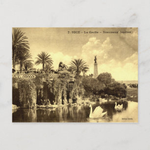 Cave Gardens, Nizza Frankreich 1910 Vintage Postkarte