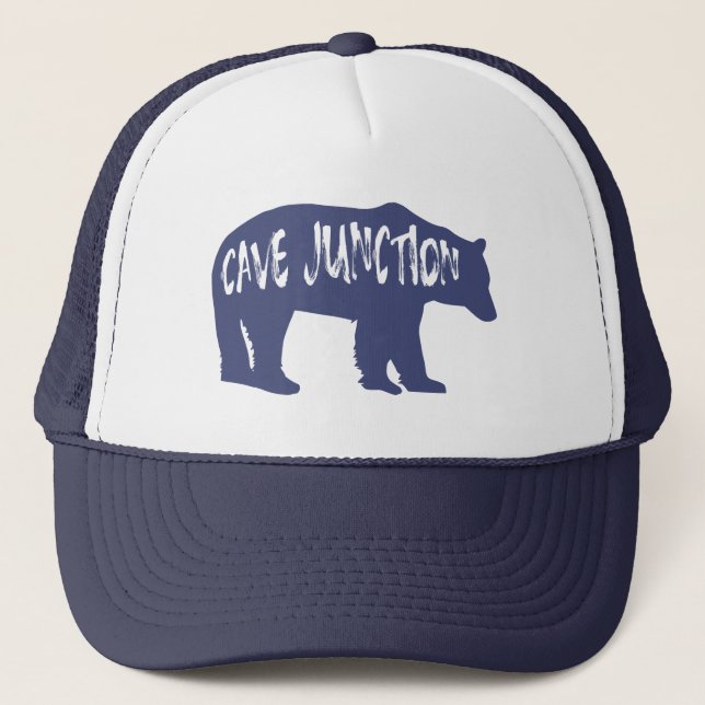 Cave Junction Oregon Bear Truckerkappe (Vorderseite)